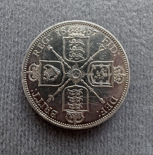 1887 one florin - florin/two, shillings
