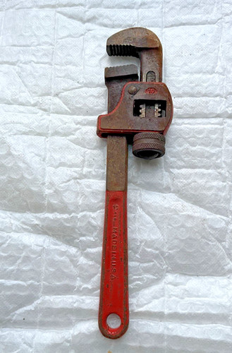 Vintage stillson pipe - vintage,