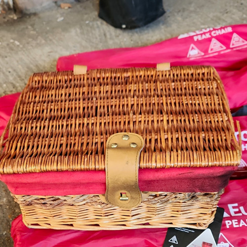 Wicker picnic basket - picnic,