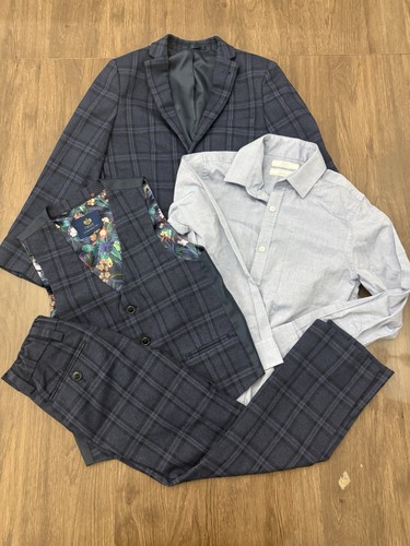 Next boys navy 4piece suit