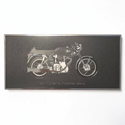 Vintage motorcycle wall - motorcycle, plaque