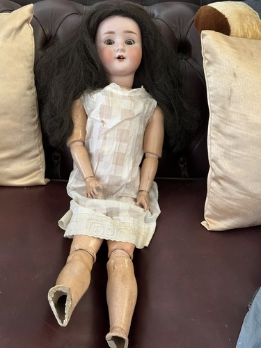 Antique bisque doll h - bisque,, a&h