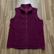 Ladies Lands end Fleece Gilet Body Warmer / Size Medium 10-12 Landsend ❤️