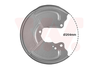 Splash panel brake disc - splash, for