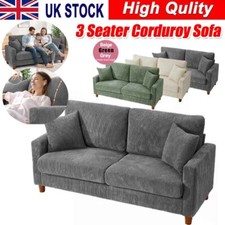 Modern 3/4 Seater Corduroy