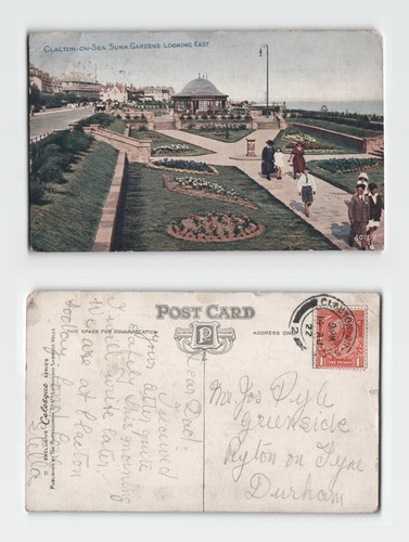 Postcard clacton sea - postcard,
