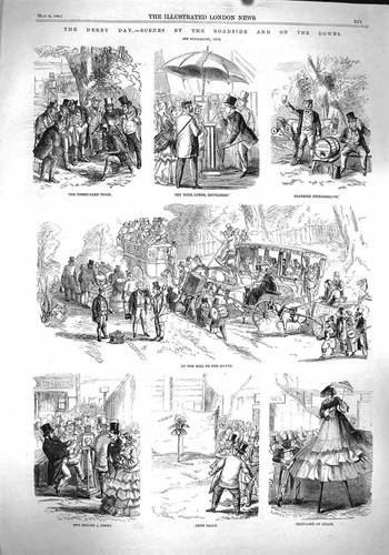 Original old antique print - antique,
