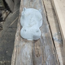 Handmade Concrete Hippo Garden
