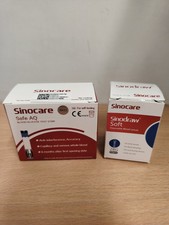 Sinocare Safe AQ Blood Sugar Test Strips 50pcs & 50 Twist Lancets