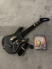 Guitar Hero PS2 Kramer Wireless Guitar with Dongle, Strap & Game - Tested