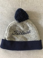 Titleist Winter Golf Beanie Hat Blue Grey