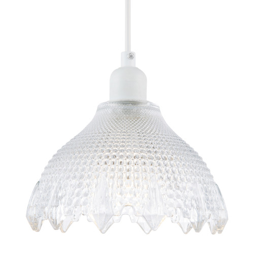 Classic ornate round - ornate, clear