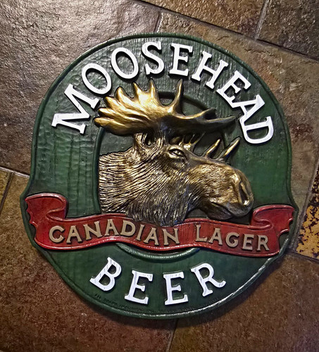 Moosehead canadian lager beer - moosehead,