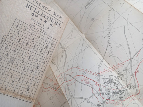 Ww1 trench map - trench,