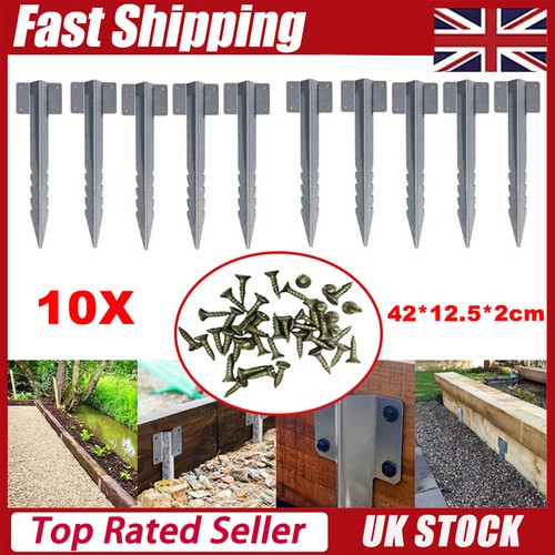 Heavy duty fence post anchor - post,