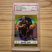 2006/07 Topps Finest NBA Dwyane Wade Gold Refractor PSA10