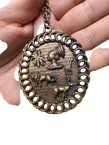 Vintage african copper - african, pendant
