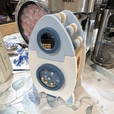 Wooden Rocket Shape Sorter and