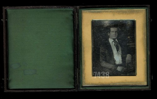 Early daguerreotype man - of, a