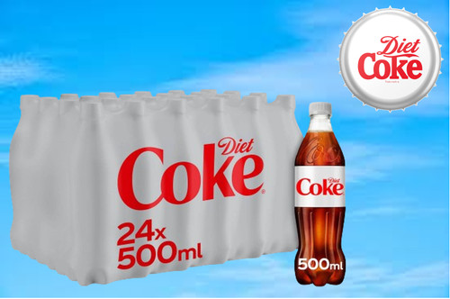 Diet coke bottles - bottles, 24