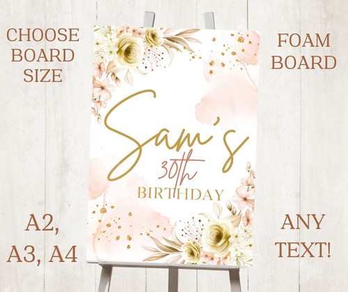 Personalised printed foam - printed,