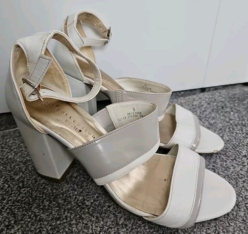 Faux leather white - faux, taupe