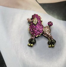 Vintage Rhinestone Poodle