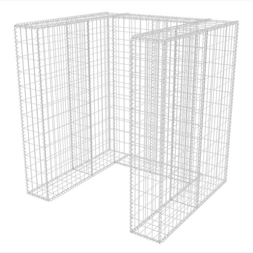 Gabion wheelie bin surround - wheelie,