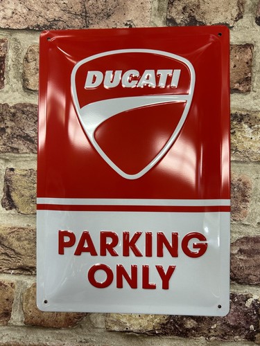 Ducati parking only - ducati, retro
