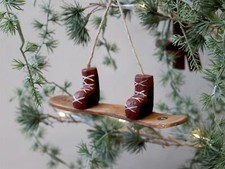 Snowboard Bauble, Vintage
