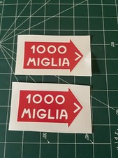 2xMille Miglia Rally Stickers