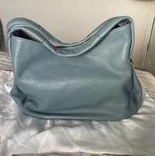 Coach Shoulder Bag in Light Blue Pebble Leather new with Dust Bag RRP £700