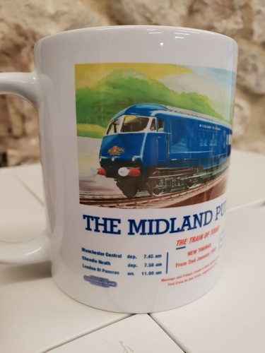 Midland blue pullman mug - midland,