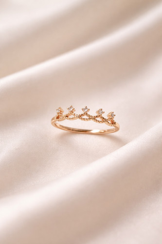 Mini crown band ring - mini,