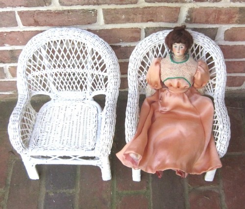 White wicker chairs large - wicker,
