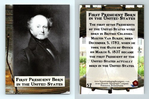 1st president born - 1st, #57