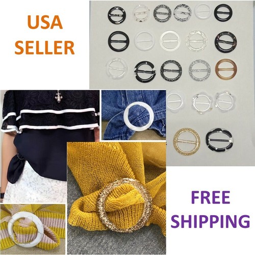 Scarf ring buckle clip - buckle,