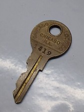 Chicago Lock Key # 1419 for