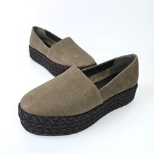 STUNNING WOMENS ALL SAINTS BORA LEATHER PLATFORM ESPADRILLE SANDAL FLATFORM 6 39