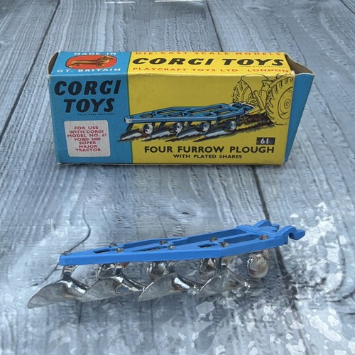 Corgi four furrow plough - corgi,