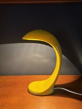 Vintage 1970s Style Space-Age Yellow Desk Lamp | Retro | Mid-Century Modern
