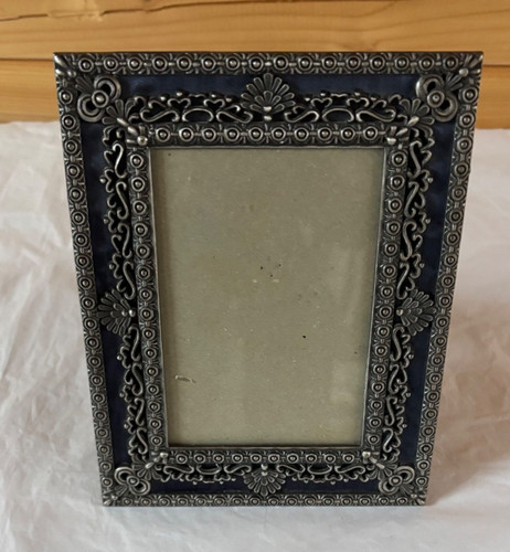 Pewter ornate easel gallery - easel,