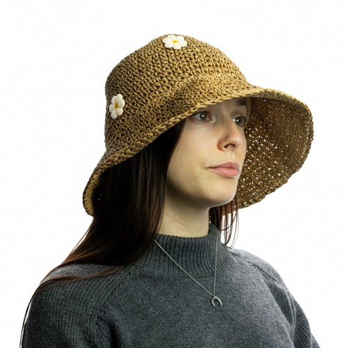 Nomad sari floppy straw sun - nomad,