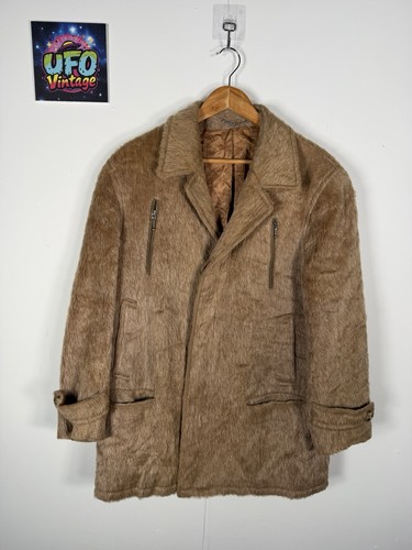 Vintage mohair blend coat mens - vintage,
