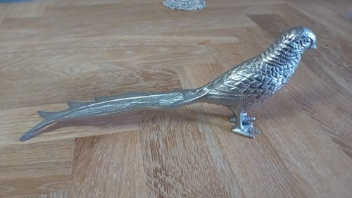 Metal pheasant ornament - ornament, 30cms