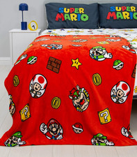 Super Mario Fleece Throw