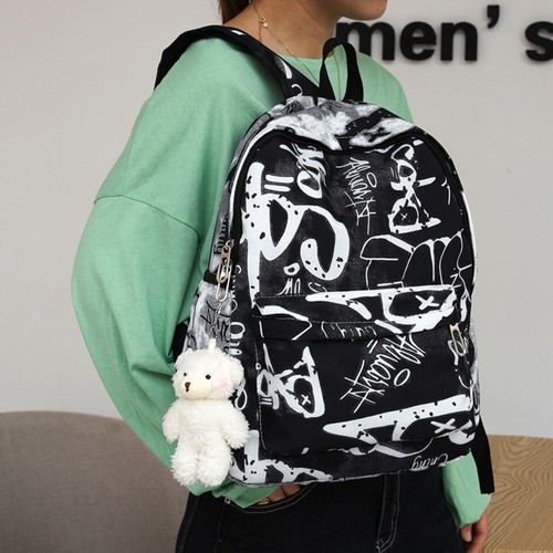 Nylon women backpack - nylon, women's