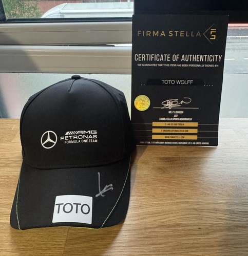 Toto wolff signed mercedes - toto, f1
