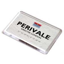FRIDGE MAGNET - Perivale, Greater London - Lat/Long TQ1683