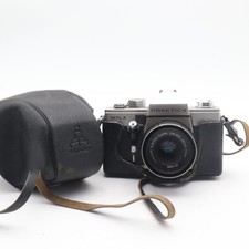 Praktica MTL 3 35mm SLR Carl Zeiss Jena Tessar 50mm f/2.8+Case - Parts/Repair